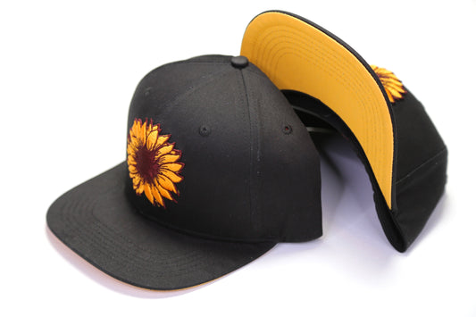 Muddy Waters Too - Sun Flower Black Snap back